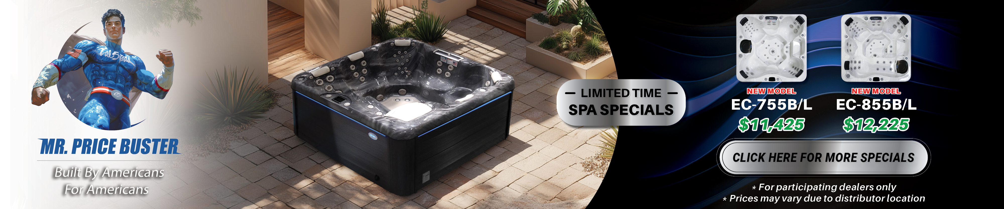 Calspas hot tub being used in a family setting - Jennison